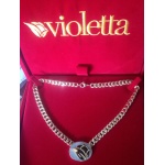 Estuche de pana bordado