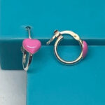 Esmalte rosa 1,2 cms diametro