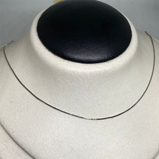 Veneciana oro blanco 45 cms