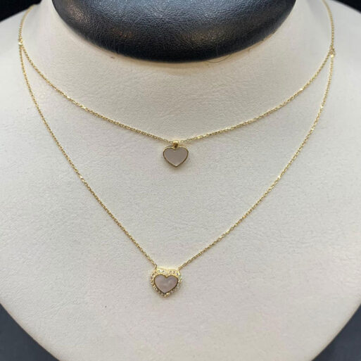 Doble cadena con nacar