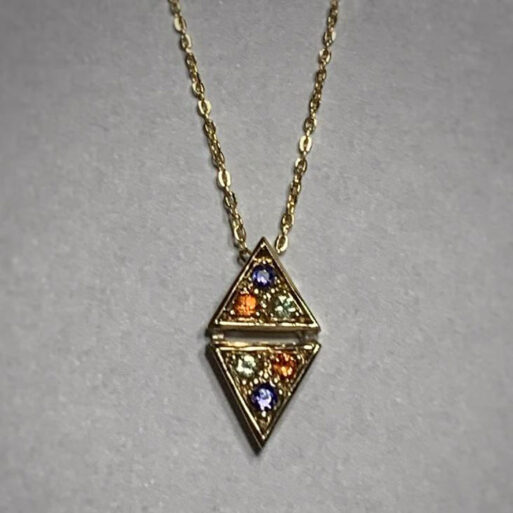 Rombo, piedras semi presiosas