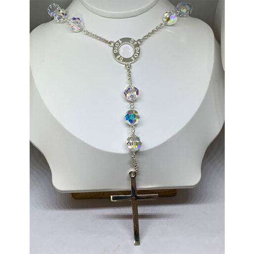 Rosario con cristales